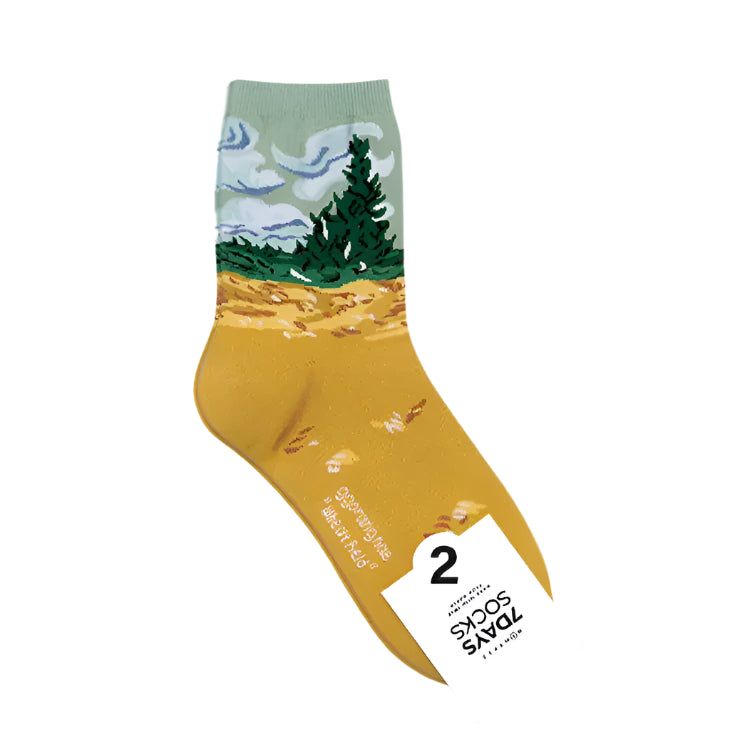 Homespan Art Yarn Crew Socks