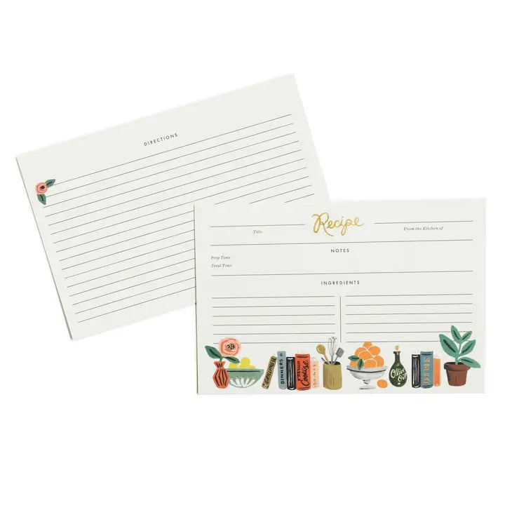 Rifle Paper Co. Recipe Cards AKAR Design