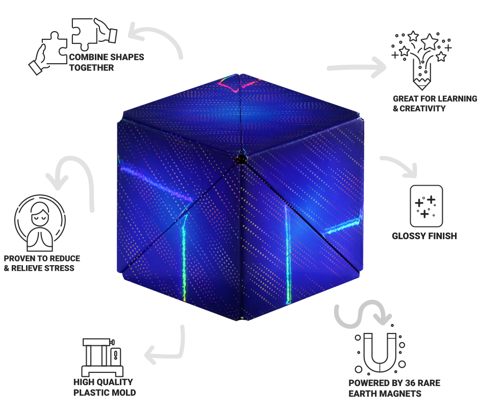 Shashibo: Magnetic Puzzle Box in Vapor – AKAR Design