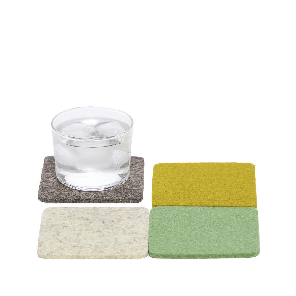 Graf Lantz, Electric Bierfilzl Square MultiColor Coasters AKAR Design