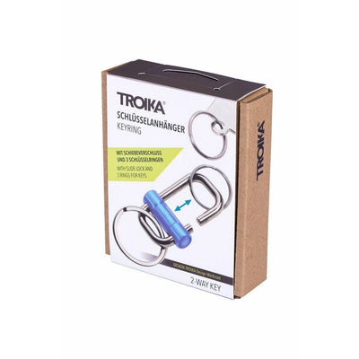 Troika 2-Way Quick Release Keychain in Blue