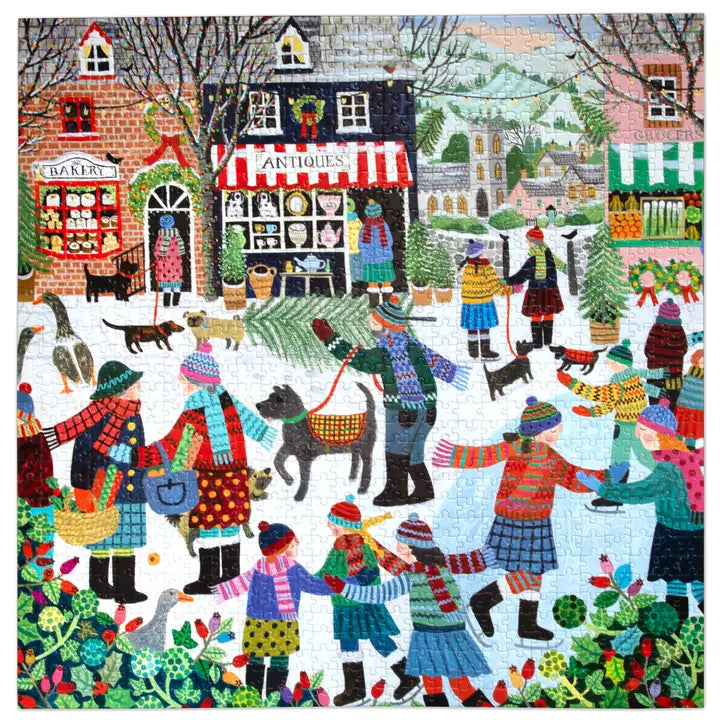 Christmas in the Square 1000 Piece Puzzle