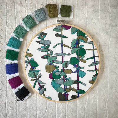 DIY Embroidery Kit, Eucalyptus