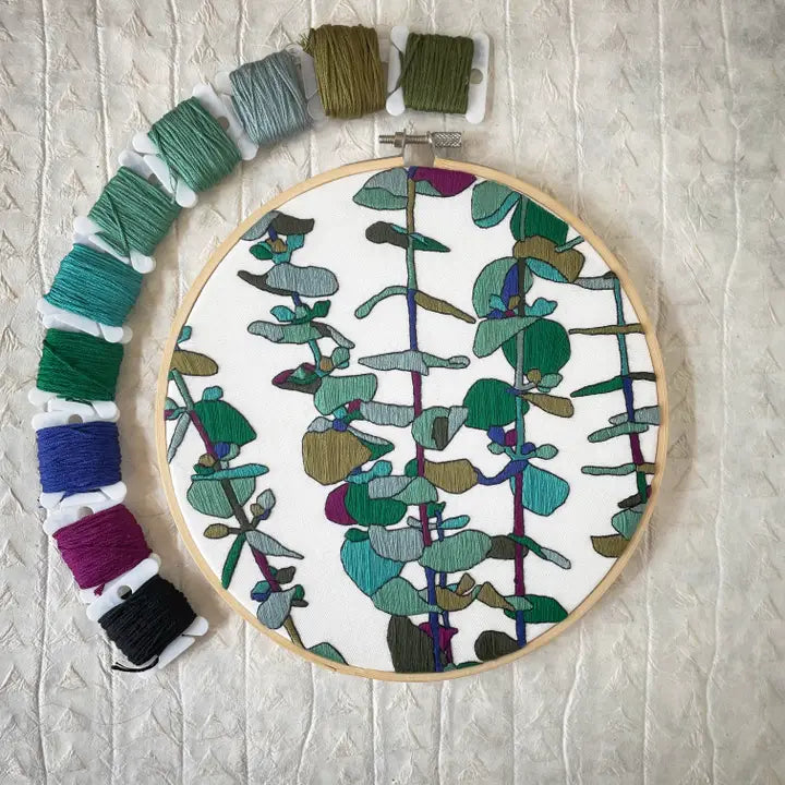 DIY Embroidery Kit, Eucalyptus