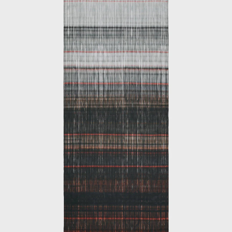 Waterfall Pleat Cotton Silk Scarf