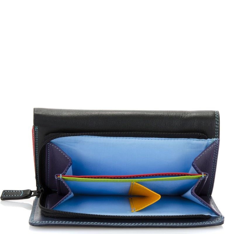 Large Tri-Fold Wallet in Black Pace