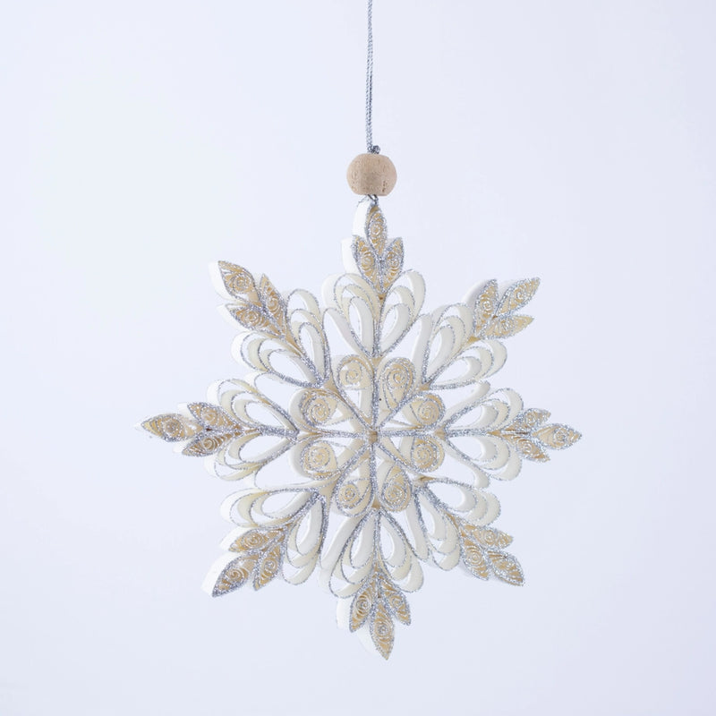 Quilling Snowflake "Frostine" Silver