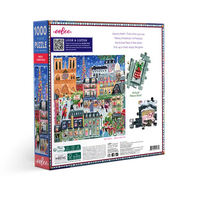 Paris Christmas 1000 Piece Puzzle