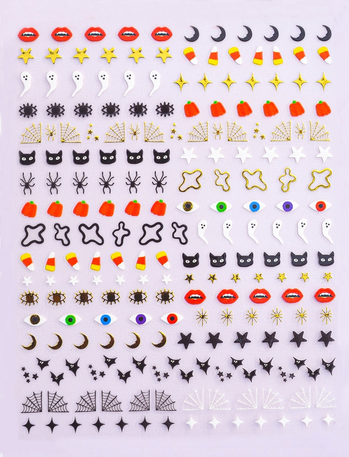 Nail Art Stickers, Spooky Halloween!