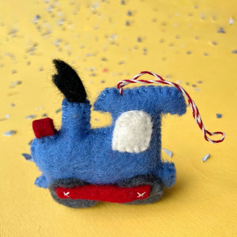 Vehicles Wool Christmas Ornament