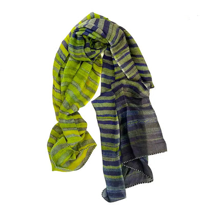 Wool Silk Stole - 2448