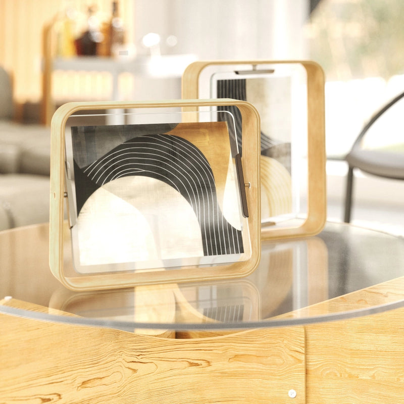 Bellwood Desk Frame in Natural Wood- 5x7