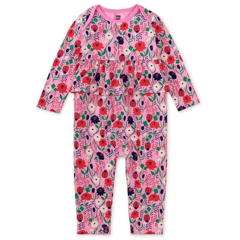 Pretty Peplum Baby Romper