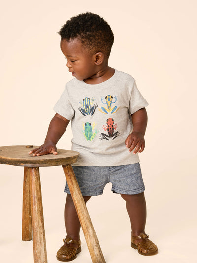 Chambray Sport Shorts