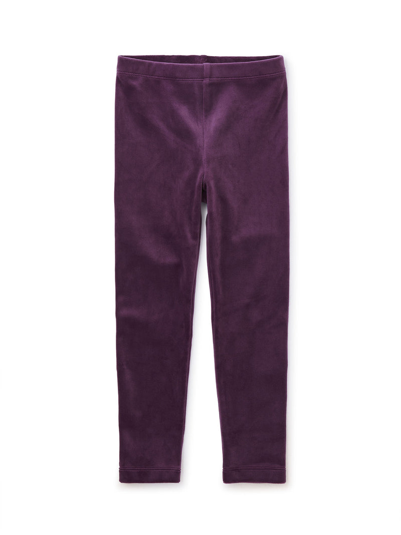 Velour Baby Leggings in Cosmic Berry