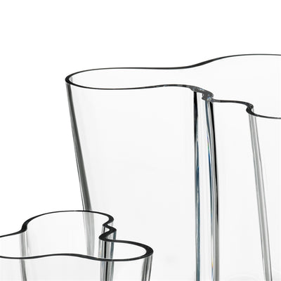 Iittala, Alvar Aalto Collection Vase Set in Clear