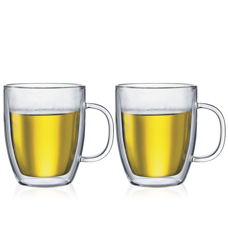 Bistro Double Wall Thermo Glasses, 15 oz
