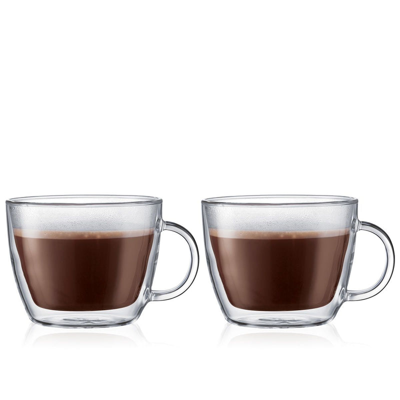 Bodum, Double Walled Cafe Latte Cup Set, 15 oz