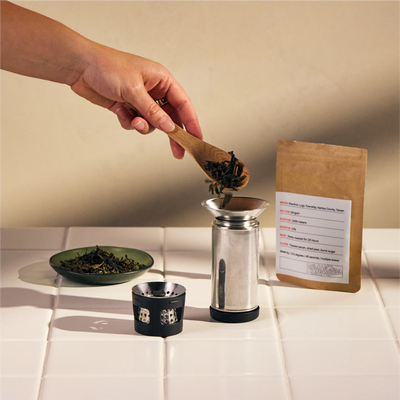 Carter Infuser Set in Stone Blue