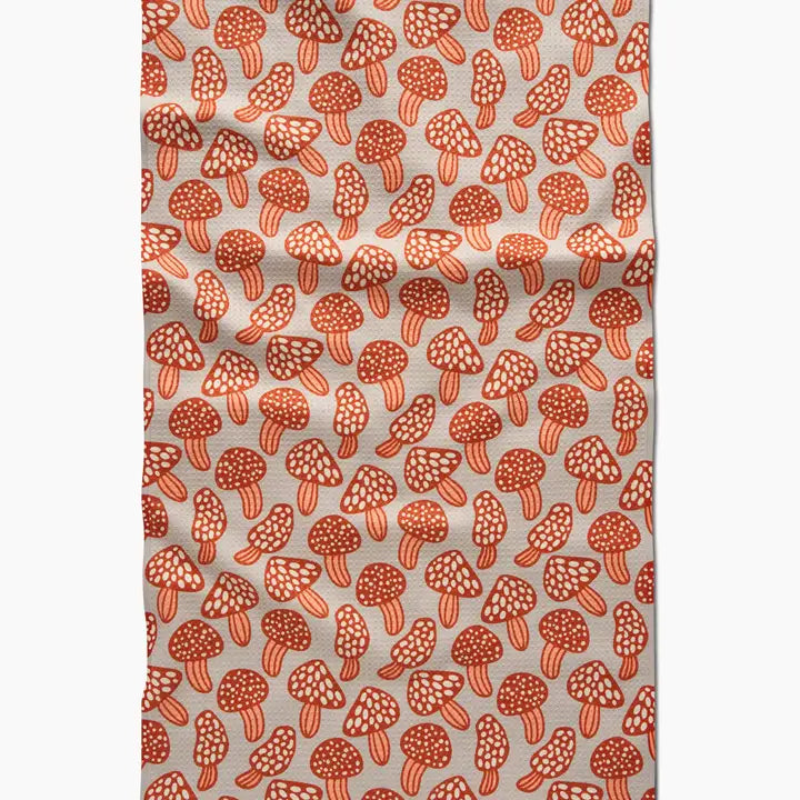Many Mushrooms Tea Towel