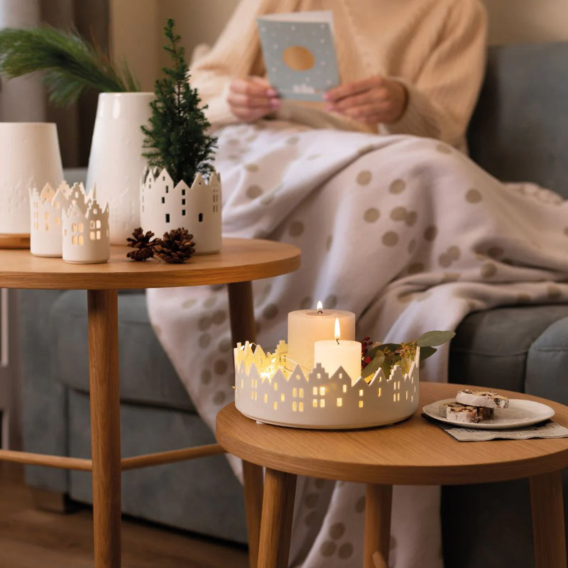 Downtown City Light Candle Holder