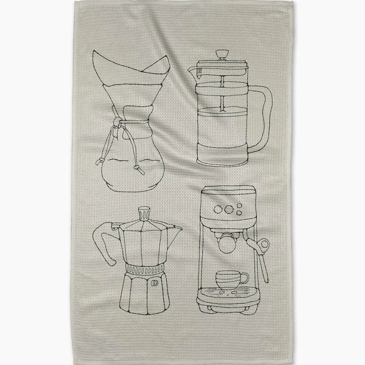 Coffee House Tea Towel