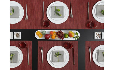 Placemat - Bamboo in Cranberry