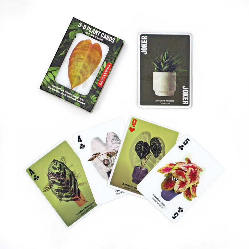 3-D Playing Cards: Plants