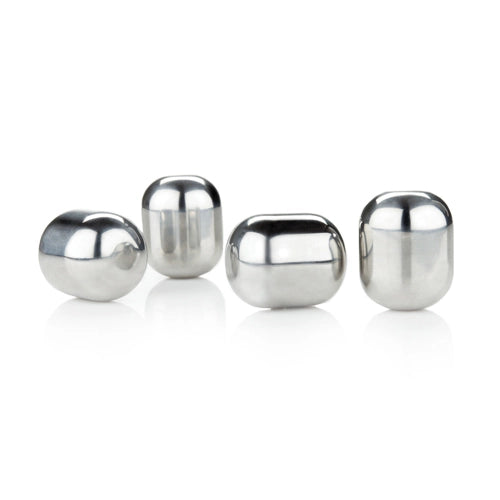 Glacier Rocks Stainless Steel Wine Globes