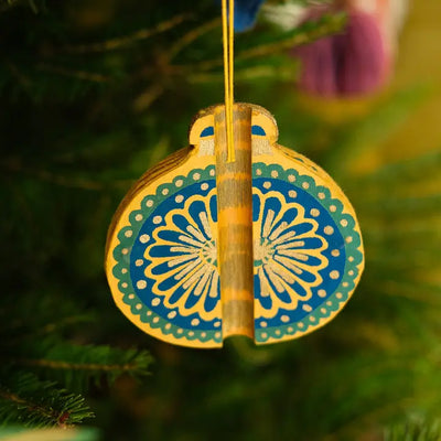 Yellow Bauble Honeycomb