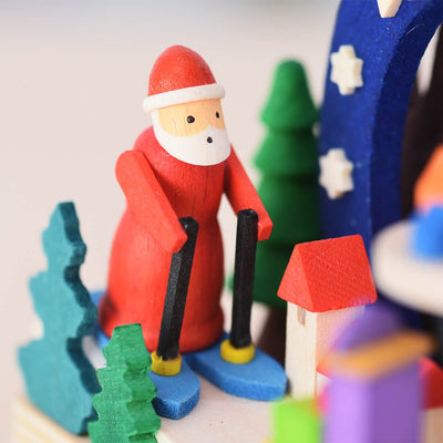 Graupner, Tealight Pyramid with Santa Claus