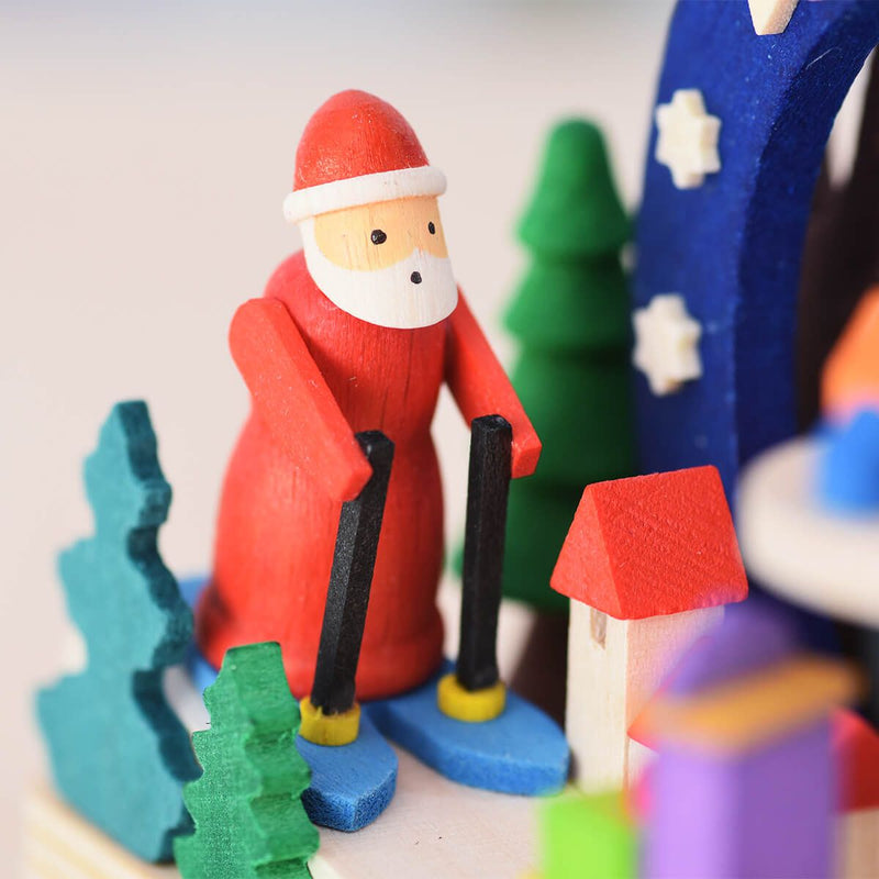 Graupner, Tealight Pyramid with Santa Claus