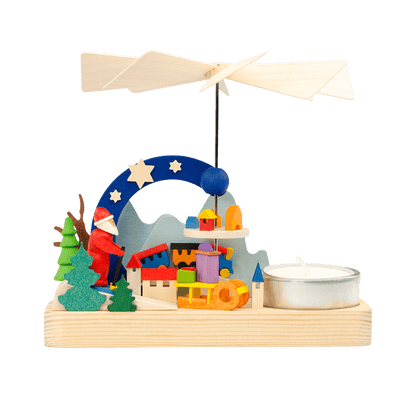 Graupner, Tealight Pyramid with Santa Claus
