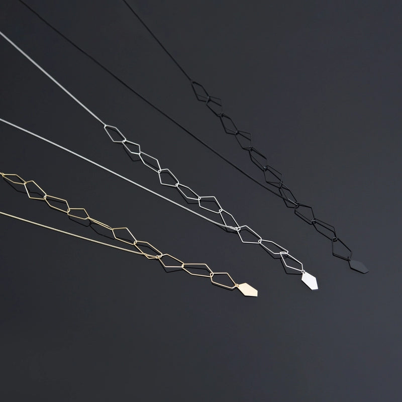 Vexta Necklace, Satin Gold