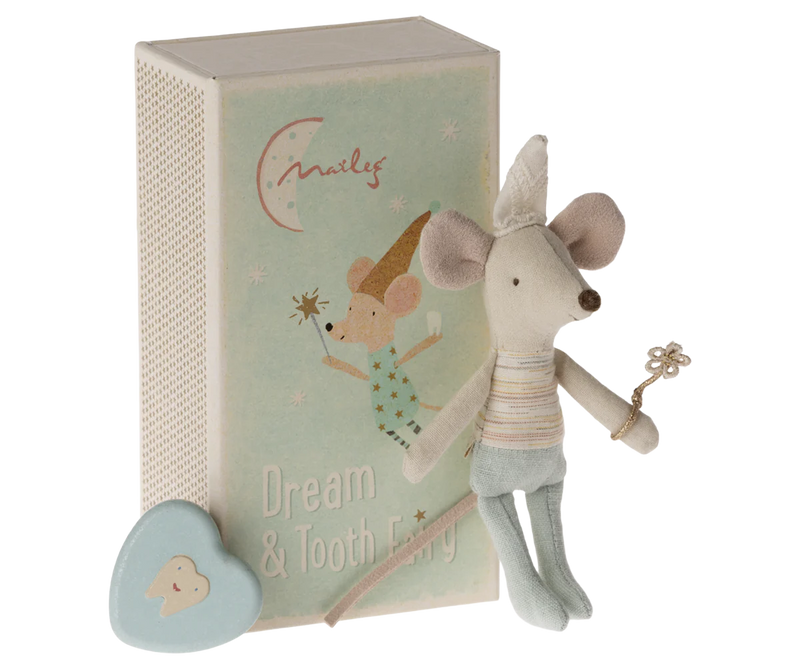 Maileg, Brother Tooth Fairy Mouse in Matchbox