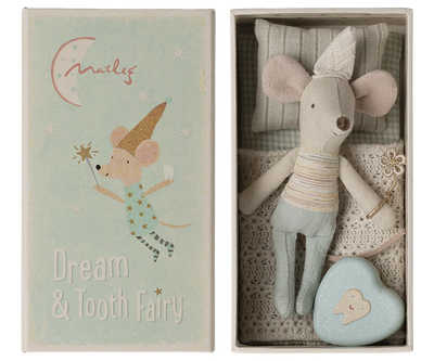 Maileg, Brother Tooth Fairy Mouse in Matchbox