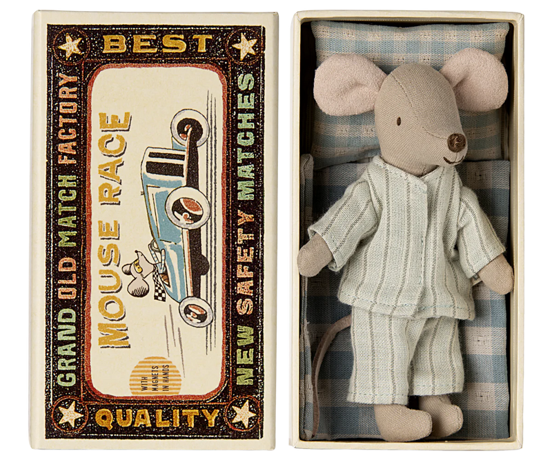 Maileg, Big Brother Mouse in Match Box
