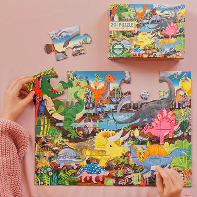 Dinosaur Land 20 Piece Puzzle