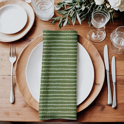 Green Cloth Napkins