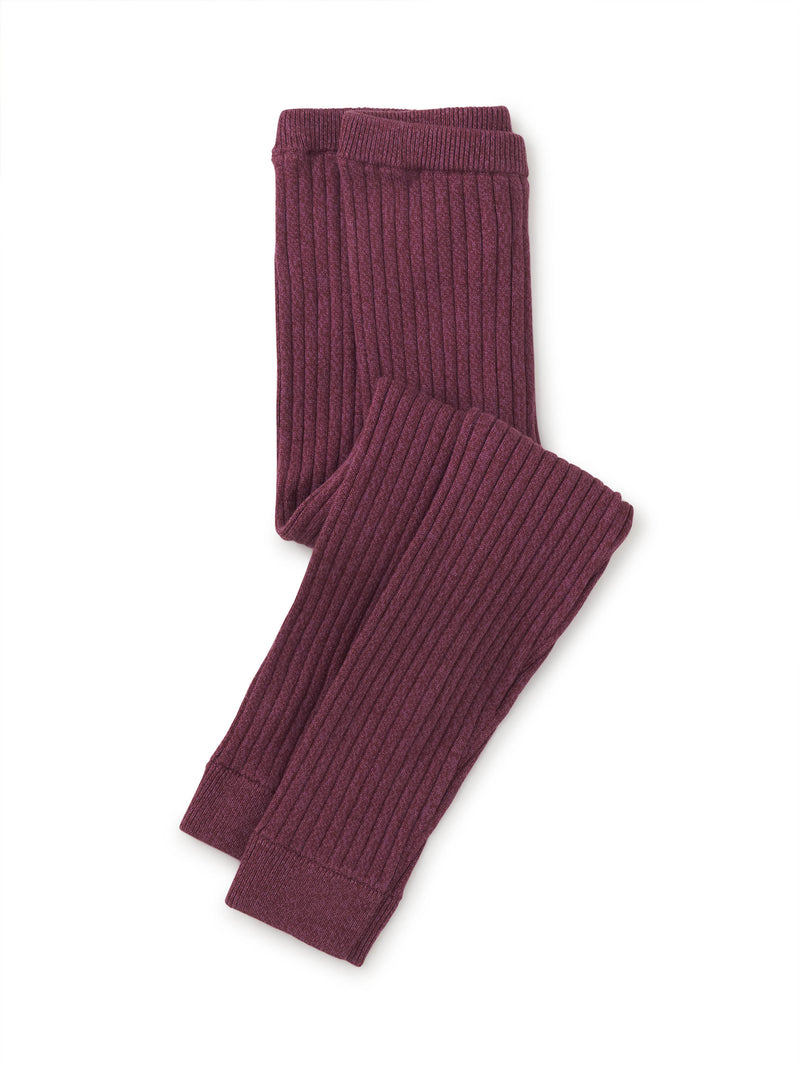 Marled Sweater Leggings in Sangria
