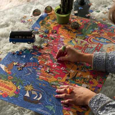1000 Piece Wine Puzzle - California