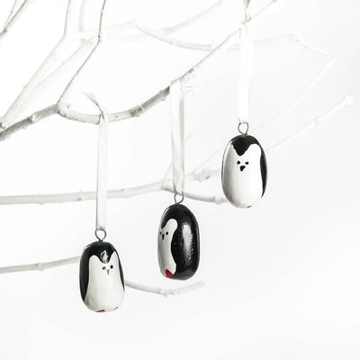 Mifuko Wooden Ornament | Penguin