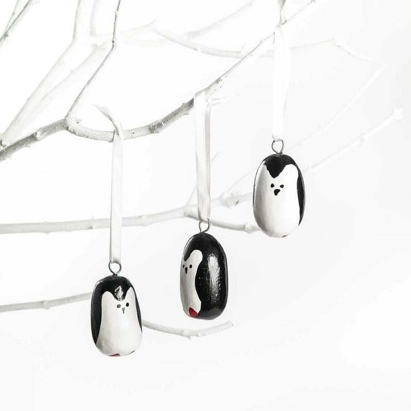 Mifuko Wooden Ornament | Penguin