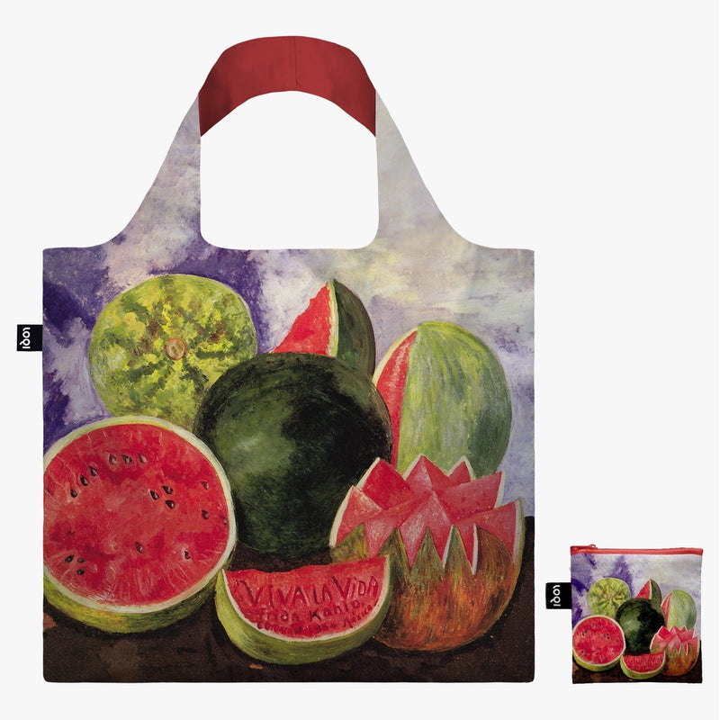 Frida Kahlo, Viva La Vida, Watermelons Recycled Bag