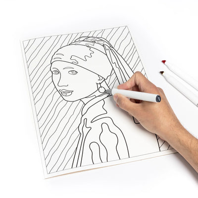 Coloring Book: Masterpieces