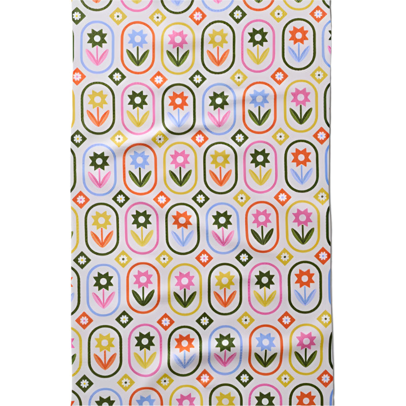 Petal Patchwork Tea Towel