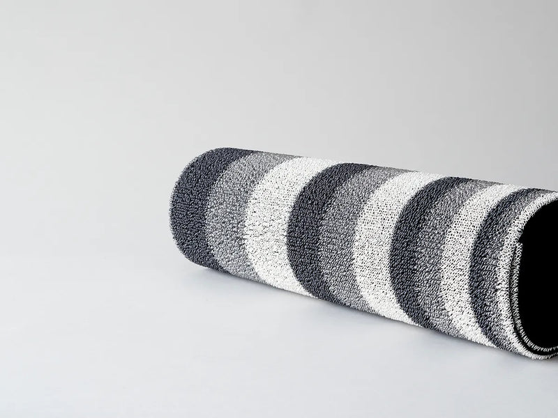 Floor Mat - Bounce Stripe Shag in Moonlight