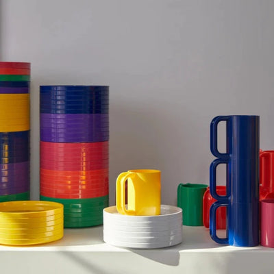 Heller, Stackable Dinnerware, Dinner Plate Set