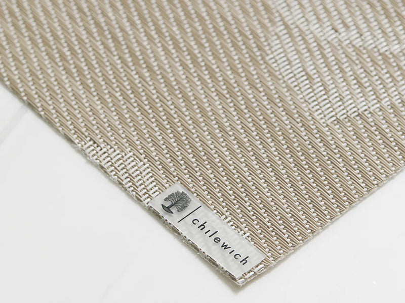 Rosette Rectangle Placemat, Flax