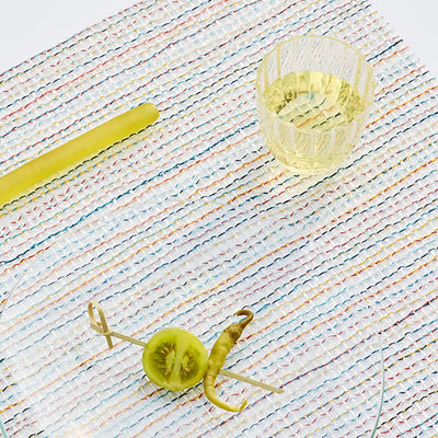 Lattice Rectangle Placemat in Sorbet